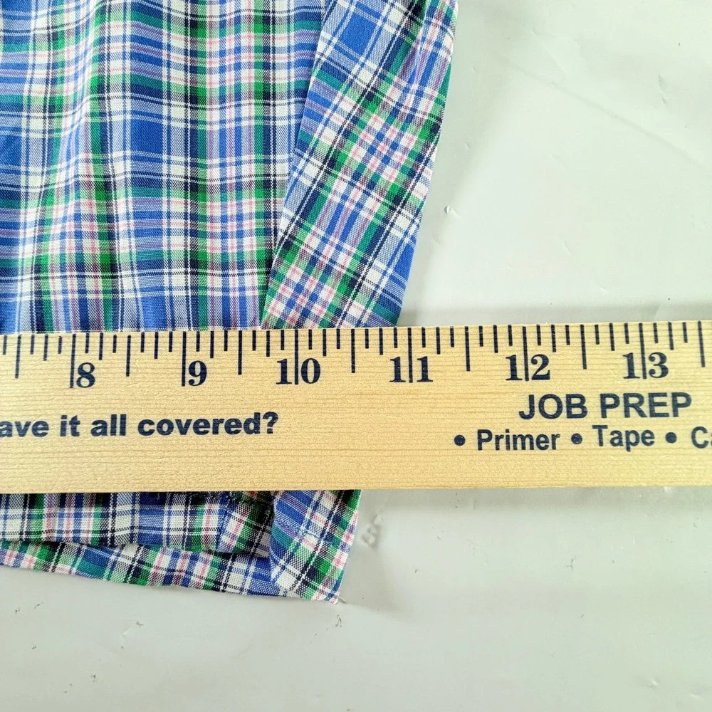Polo Ralph Lauren Men's Plaid‎ Woven Sleep Pajama Shorts Blue Green S P512RL